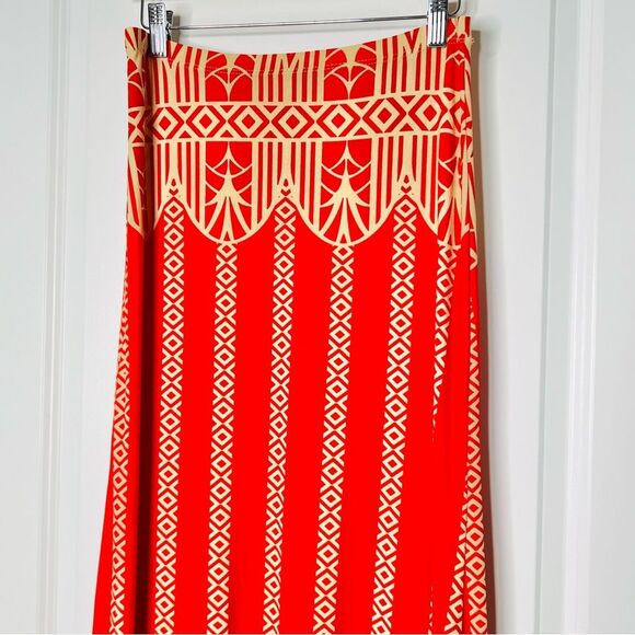 Fantastic Fawn Women's Strapless Maxi Dress in Size Large Boho Made in USA - Picture 4 of 6